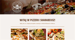 Desktop Screenshot of pizza-skarabeusz.pl